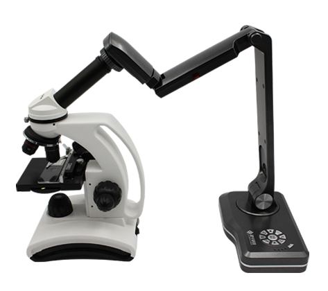 microscope with document camera