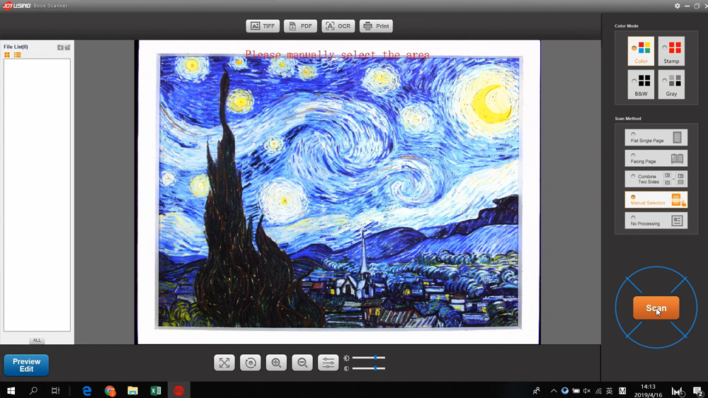 Book Scanner software